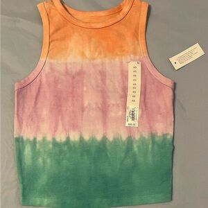 Juniors Tie-Dye Tank Top